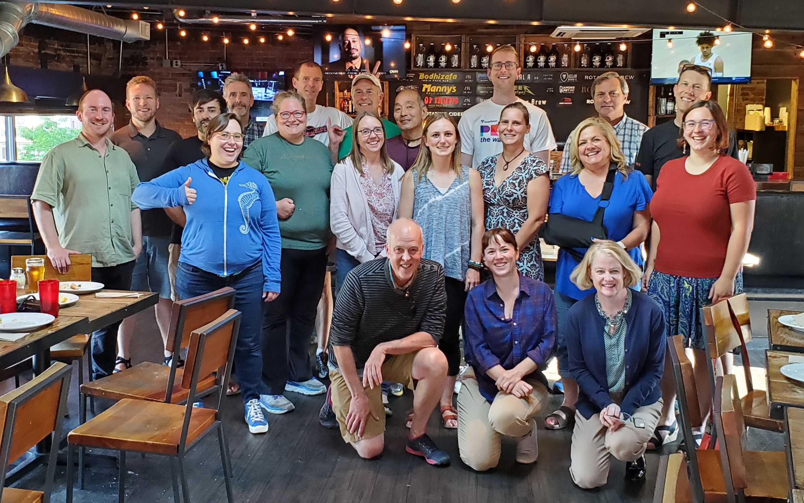 2023 Bike Month team pizza party